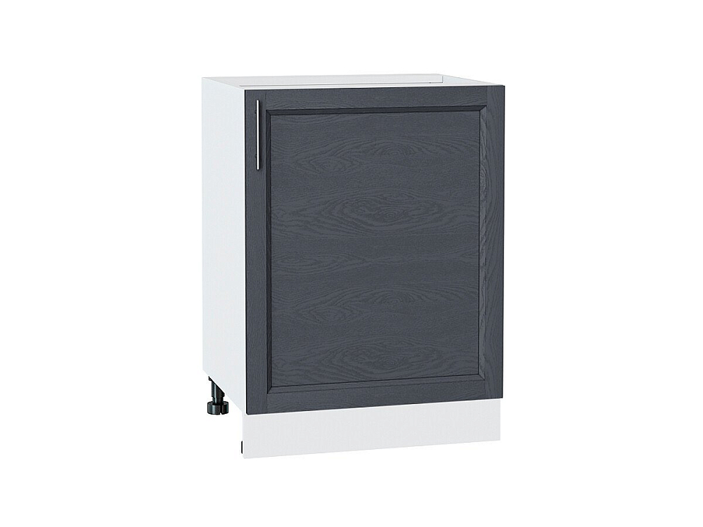 Шкаф нижний с 1-ой дверцей Сканди (816х600х480) Белый/graphite softwood