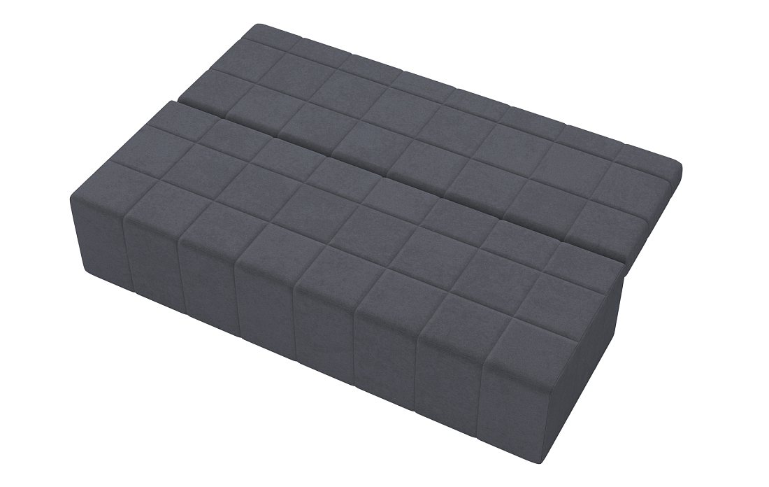 Ричмонд М / Диван - кровать 3-х мест велюр parma 27 темно-серый