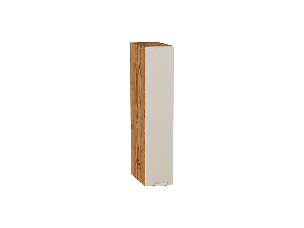 Шкаф верхний бутылочница Фьюжн (716х150х320) Дуб Вотан/cream silk