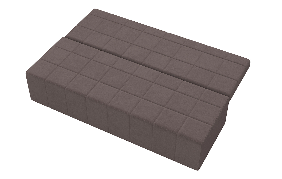 Ричмонд М / Диван - кровать 3-х мест велюр parma 14 коричневый