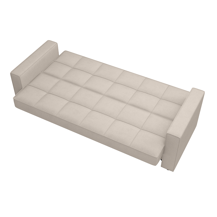 Луи / Диван - кровать 3-х местный (2 думки) велюр parma 6 бежевый