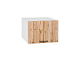 Шкаф верхний горизонтальный глубокий Флэт (358х500х574) Белый/wotan oak 2s