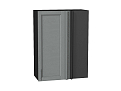 Шкаф верхний прямой угловой Сканди (920х700х345) graphite/grey softwood