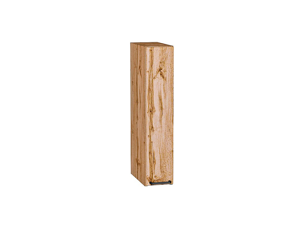 Шкаф верхний бутылочница Флэт (716х150х318) Дуб Вотан/wotan oak 2s