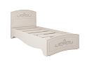 Кровать односпальная Каролина (900) (патина) Патина/вудлайн кремовый/сандал белый