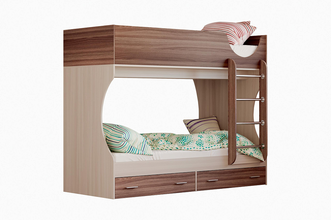 Двухъярусная кровать в современном стиле