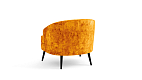 Марсель / Кресло для отдыха микровелюр Фреска горчица