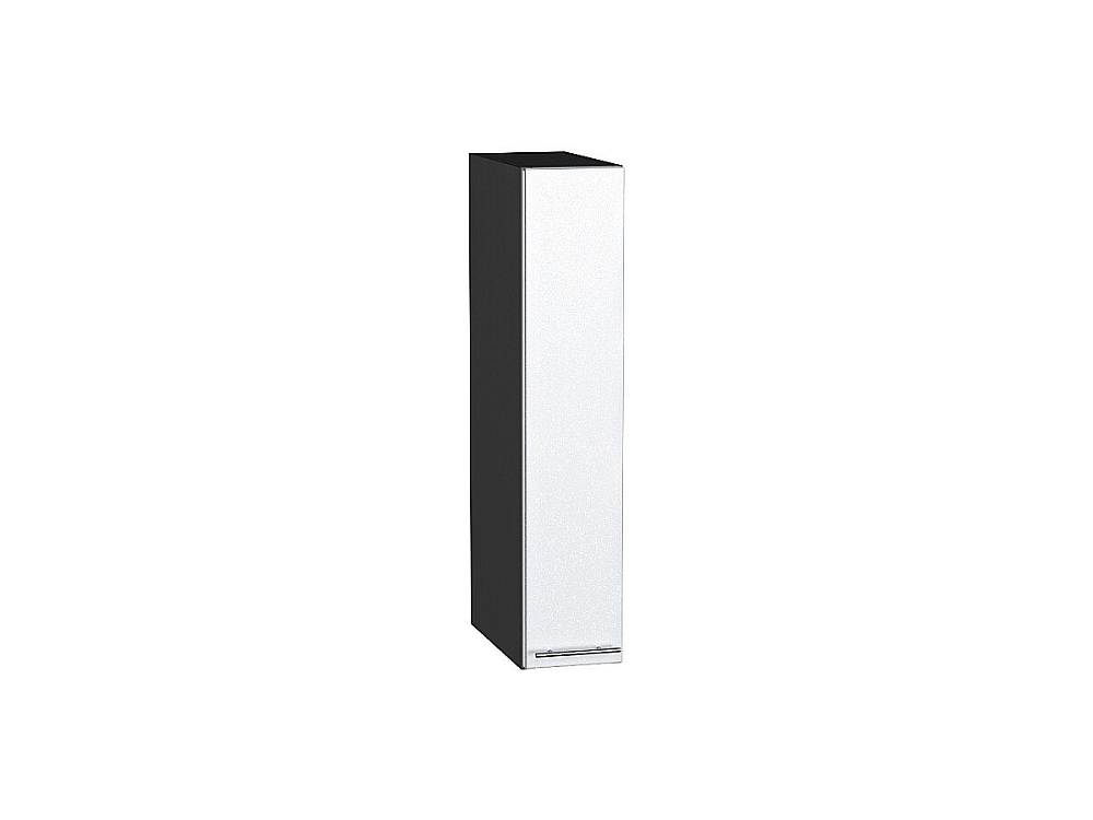 Шкаф верхний бутылочница Валерия-М (716х150х318) graphite/Белый металлик