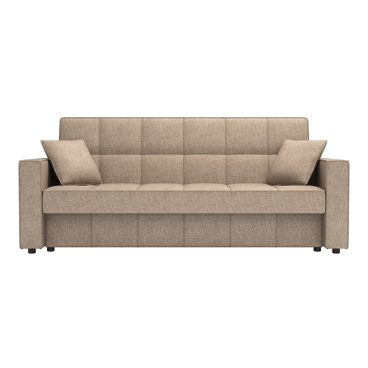 Луи / Диван - кровать 3-х местный (2 думки) рогожка бежевая