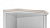 Карниз (комплект) Шкаф для одежды угловой М04/(профиль: Masa Decor аруша венге)