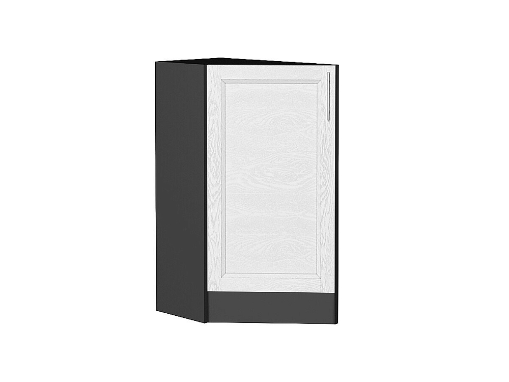 Шкаф нижний торцевой Сканди (816х296х554) graphite/white softwood