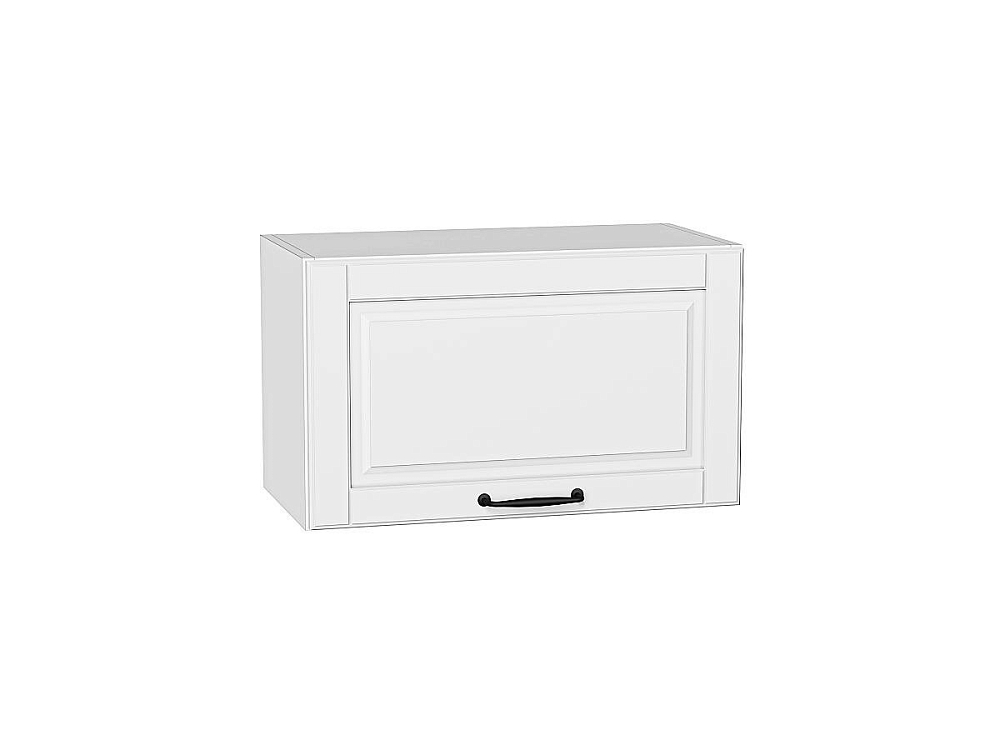 Шкаф верхний горизонтальный Дублин (358х600х318) Белый/special white