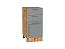 Шкаф нижний с 3-мя ящиками Сканди (816х400х480) Дуб Вотан/Grey Softwood