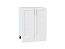 Шкаф нижний с 2-мя дверцами Сканди (816х600х480) Белый/White Softwood