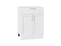 Шкаф нижний с 2-мя дверцами и ящиком Сканди (816х600х480) Белый/white softwood