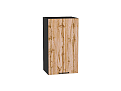 Шкаф верхний с 1-ой дверцей Флэт (716х400х318) graphite/wotan oak 2s