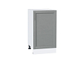 Шкаф нижний с 1-ой дверцей Сканди (816х450х480) Белый/grey softwood