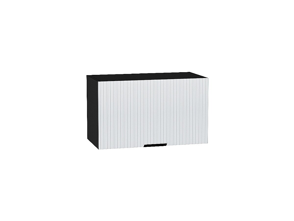 Шкаф верхний горизонтальный Евро Лайн (358х600х318) graphite/Белый