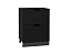 Шкаф нижний с 2-мя ящиками Евро (816х600х478) Graphite/Антрацит