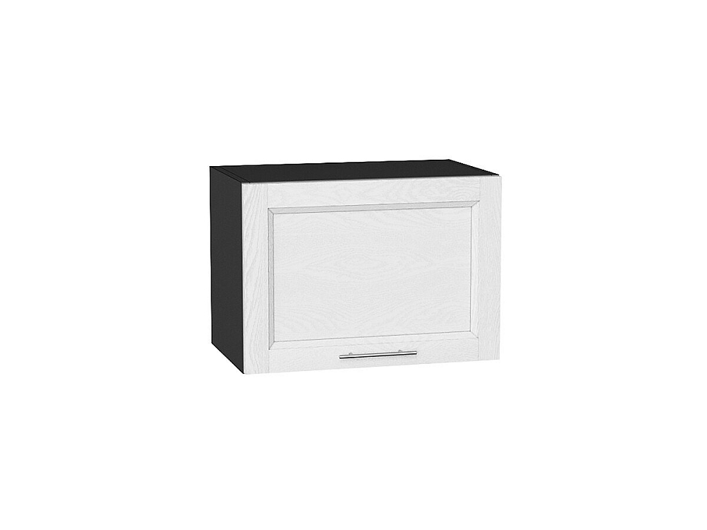 Шкаф верхний горизонтальный Сканди (358х500х320) graphite/white softwood