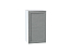 Шкаф верхний с 1-ой дверцей Сканди (716х400х320) Белый/Grey Softwood