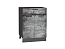 Шкаф нижний с 2-мя дверцами и ящиком Флэт (816х600х478) Graphite/Temple Stone 2S