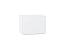 Шкаф верхний горизонтальный Фьюжн (358х500х320) Белый/Silky White