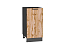 Шкаф нижний с 1-ой дверцей Флэт (816х400х478) Graphite/Wotan Oak 2S