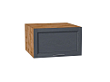 Шкаф верхний горизонтальный глубокий Сканди (358х600х576) Дуб Вотан/graphite softwood