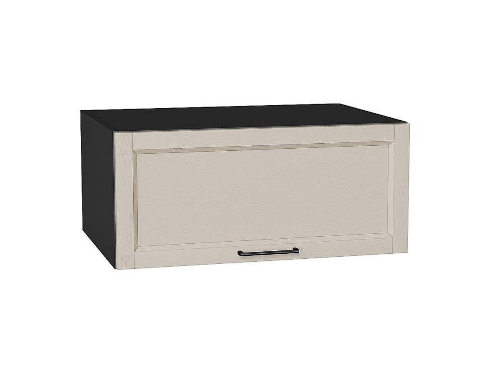 Шкаф верхний горизонтальный глубокий Сканди (358х800х576) graphite/cream silkwood