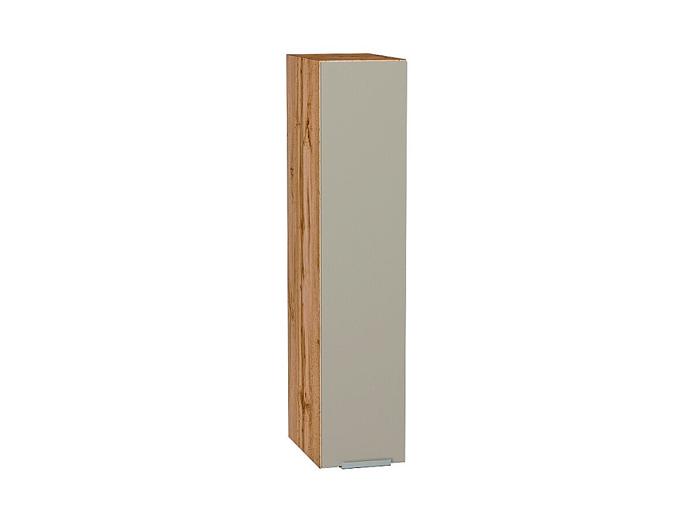 Шкаф верхний бутылочница Фьюжн (920х200х320) Дуб Вотан/silky grey
