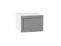 Шкаф верхний горизонтальный с увеличенной глубиной Сканди (358х500х576) Белый/grey softwood