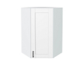 Шкаф верхний угловой Лофт (920х600х600) Белый/super white