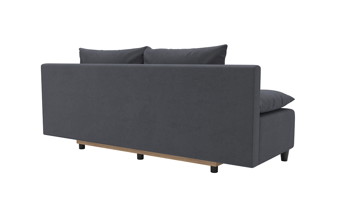 Роджерс М / Диван - кровать 3-х мест велюр parma 27 темно-серый