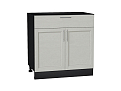 Шкаф нижний с 2-мя дверцами и ящиком Сканди (816х800х480) graphite/cappuccino softwood