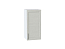 Шкаф верхний с 1-ой дверцей Сканди (716х350х320) Белый/Cappuccino Softwood