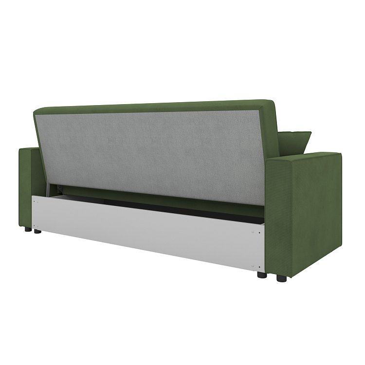 Луи / Диван - кровать 3-х местный (2 думки) велюр аватар форест 657