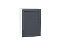 Шкаф верхний с 1-ой дверцей Сканди (716х500х320) Белый/graphite softwood