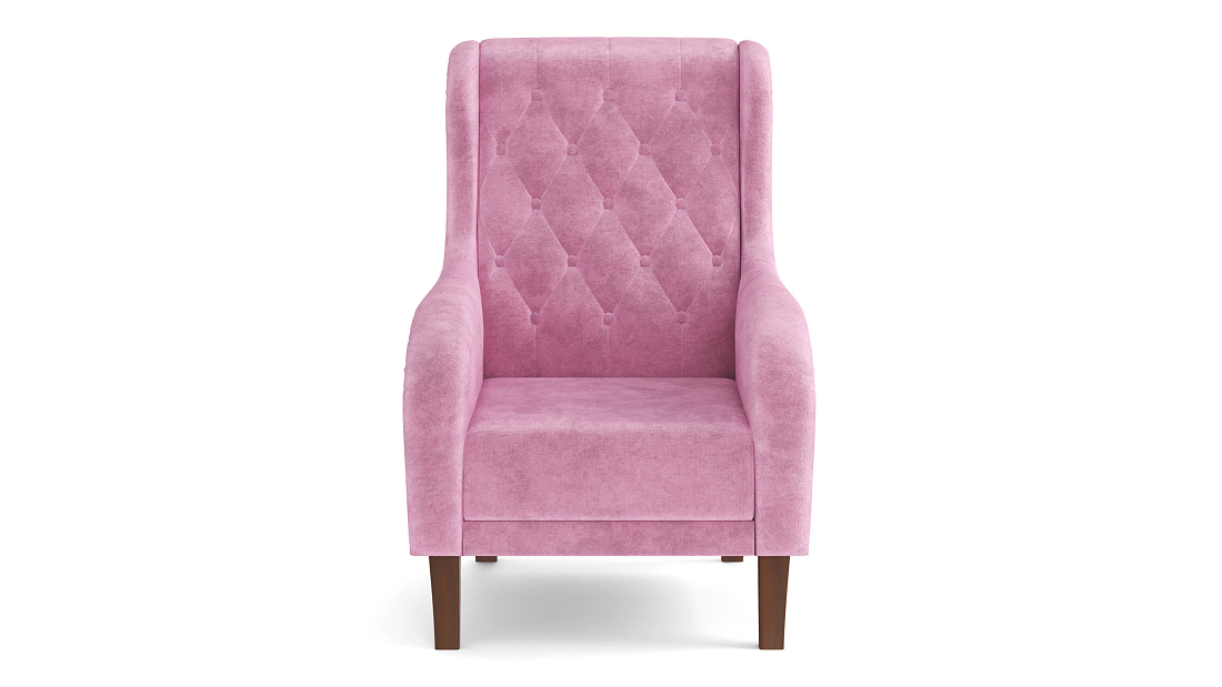 Амарант М / Кресло для отдыха велюр тенерифе розовый
