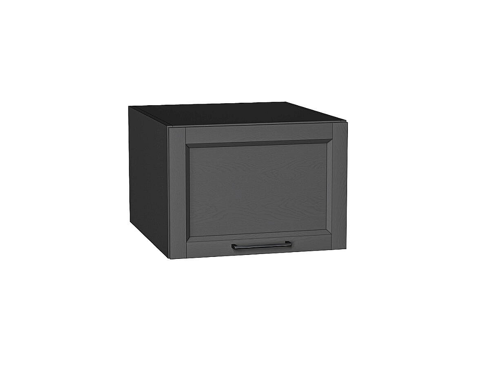 Шкаф верхний горизонтальный глубокий Сканди (358х500х576) graphite/stormy silkwood
