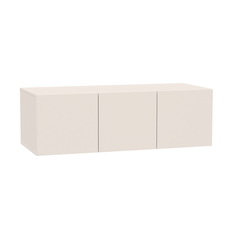 Тумба 95.05 Марко (3-х дв) меланж/ДВПО белый