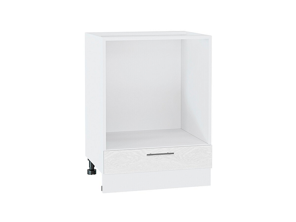 Шкаф нижний под духовку Сканди (816х600х476) Белый/white softwood