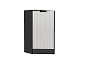 Шкаф нижний торцевой Евро Лайн (816х296х552) graphite/Агат