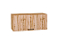 Шкаф верхний горизонтальный Флэт (358х800х318) Дуб Вотан/Wotan Oak 2S