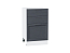 Шкаф нижний с 3-мя ящиками Сканди (816х500х480) Белый/Graphite Softwood