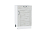 Шкаф нижний с 1-ой дверцей и ящиком Лофт (816х500х480) Белый/Nordic Oak