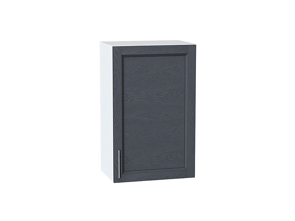Шкаф верхний с 1-ой дверцей Сканди (716х450х320) Белый/graphite softwood