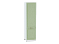 Шкаф пенал с 2-мя дверцами Ницца 600Н (для верхних шкафов высотой 920) (2336х600) Белый/Дуб оливковый