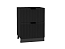 Шкаф нижний с 2-мя ящиками Евро Лайн (816х600х478) Graphite/Антрацит