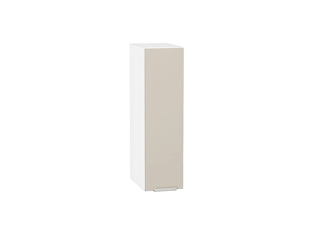 Шкаф верхний бутылочница Фьюжн (716х200х320) Белый/cream silk